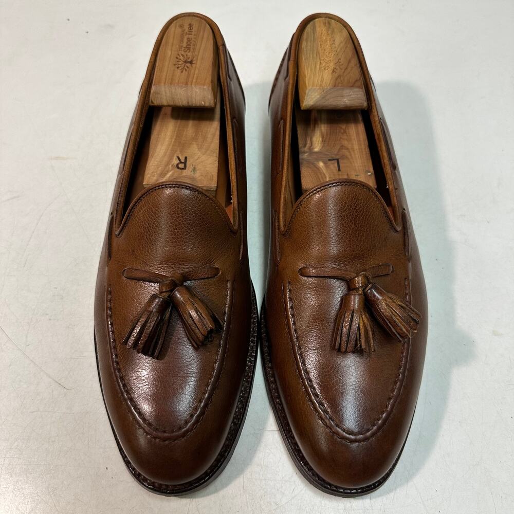 NEW HEELS Crockett & Jones x Ralph Lauren Bench Made Tassel Loafers England 10 D